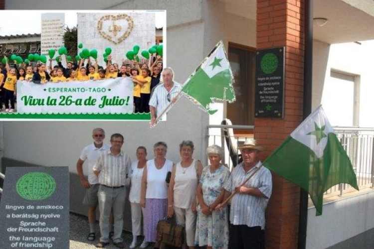 Barátság emléktáblát avattak a dombóvári eszperantisták