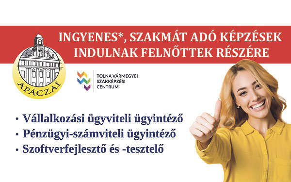 Ingyenes, szakmát adó képzések indulnak felnőttek részére Dombóváron