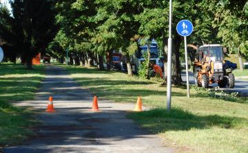 A Magyar Közútkezelő közreműködésével felújításra került a gunarasi kerékpárút