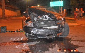 Két autó ütközött Kaposszekcsőn