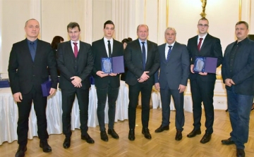 Szabó Csaba remek teljesítményéért díjat kapott 