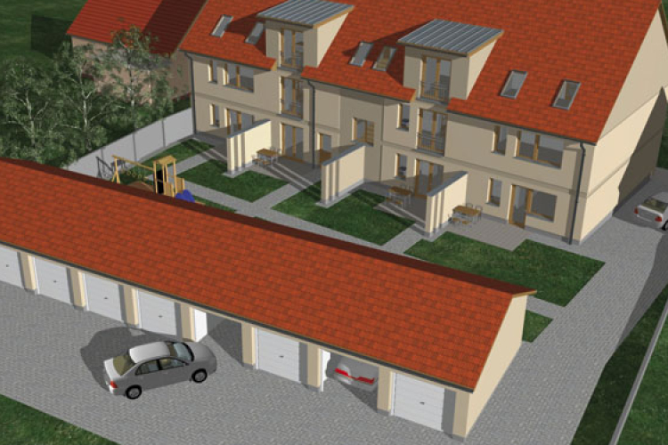 Új lakások épülnek Dombóváron, a Vörösmarty utcában