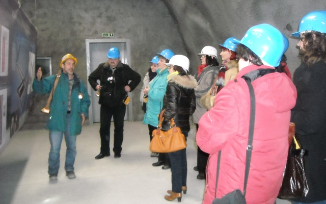 A Bátaapáti Radioaktív Hulladéktárolóban jártak a tanárok